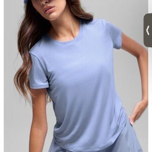 ALO Yoga Sky Blue Short Sleeve Tee